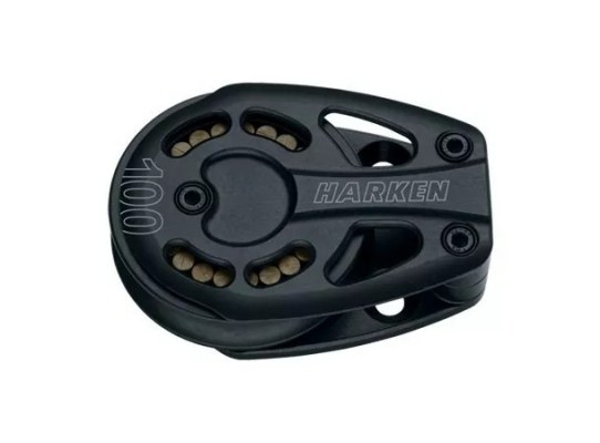 Harken 3249 Polea de pie de aluminio de 100 mm