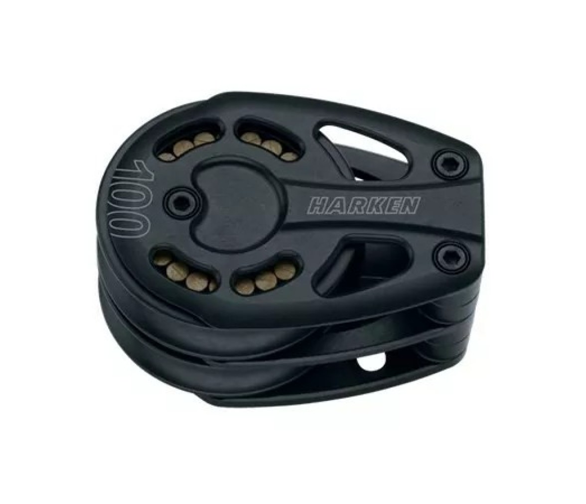Harken 3250 Polea de pie doble de aluminio de 100 mm