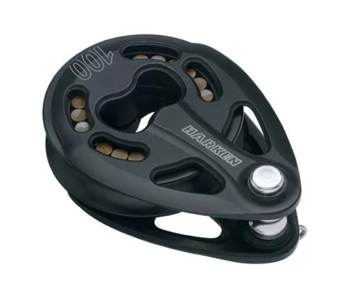 Harken 3253 Cáncamo con polea de aluminio de 100 mm