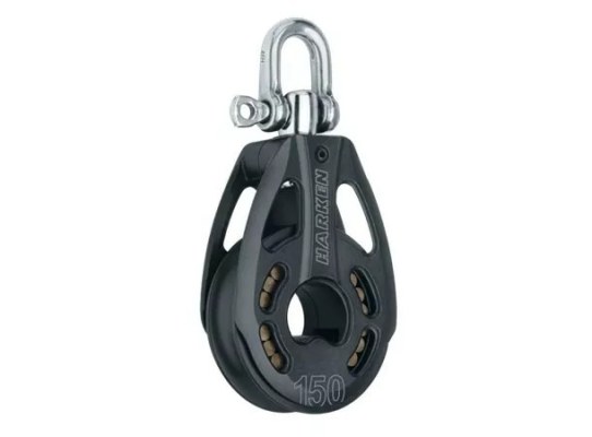 Harken 3262 Polea de aluminio 150 mm con giratoria