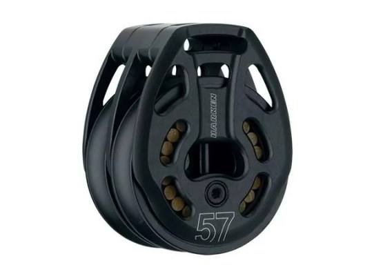 Harken 3386 Polea doble de aluminio de 57 mm