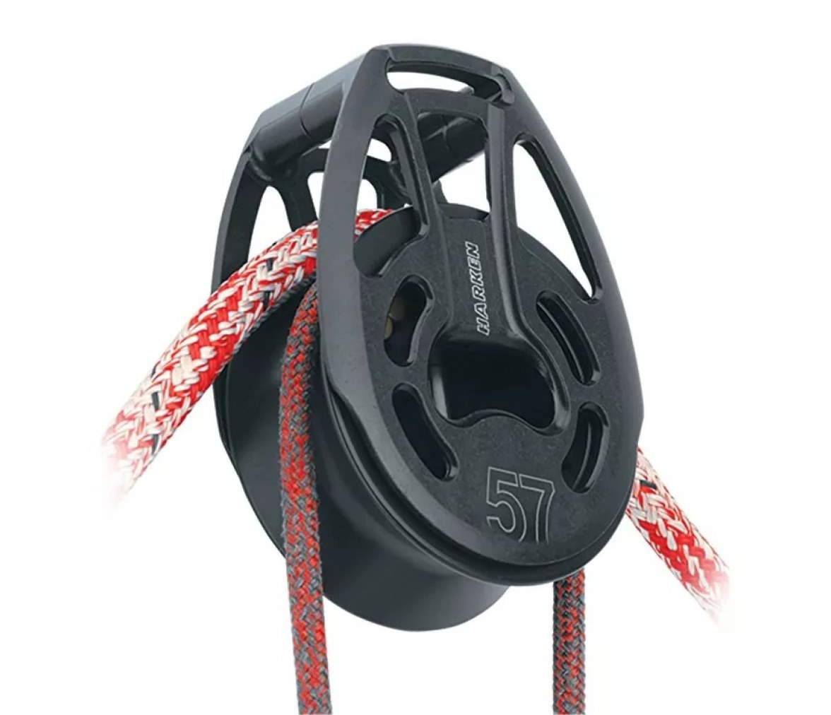Harken 3387 Polea de anilla de aluminio 57 mm ancha