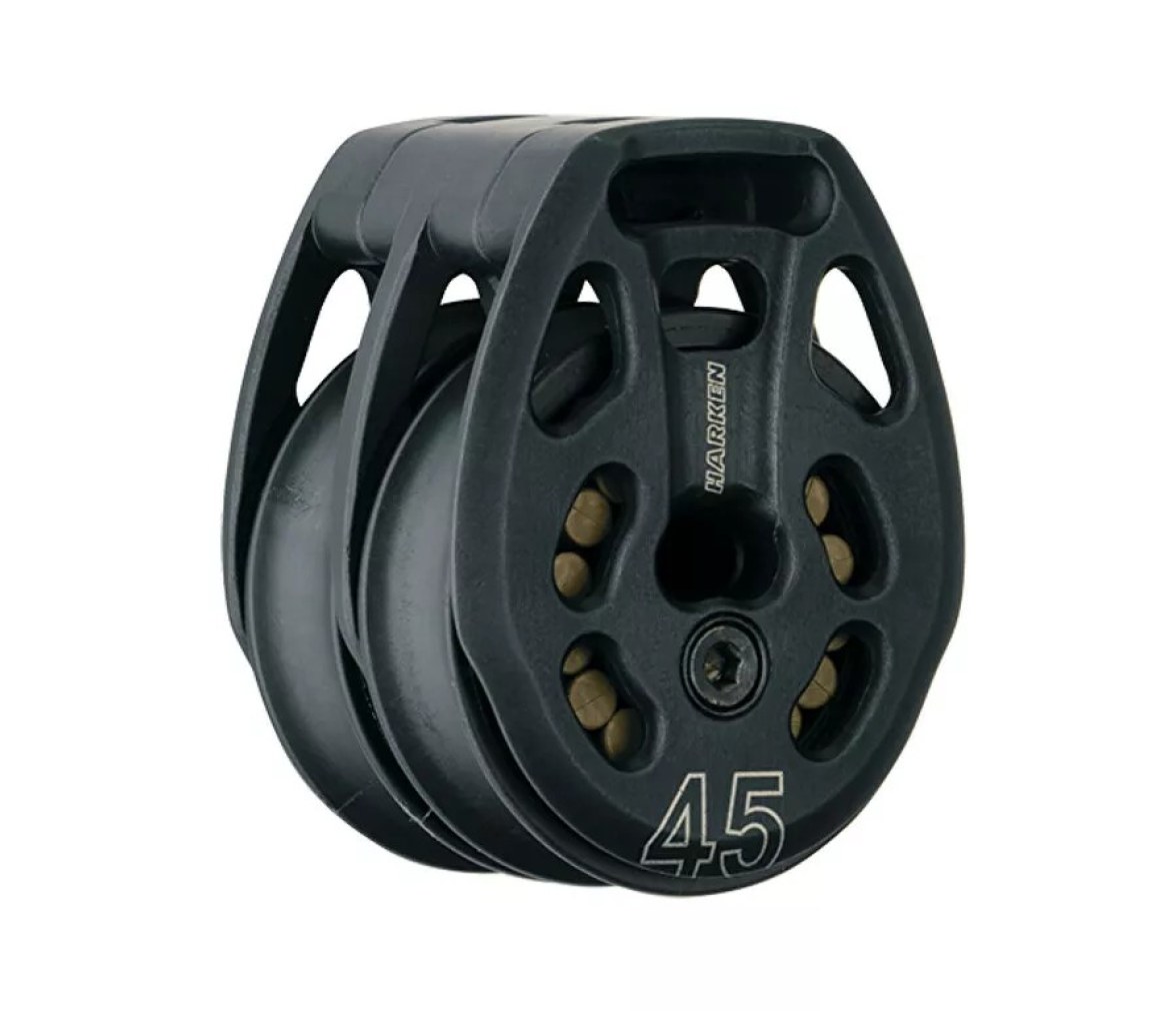 Harken 3390 Polea doble 45 mm de aluminio