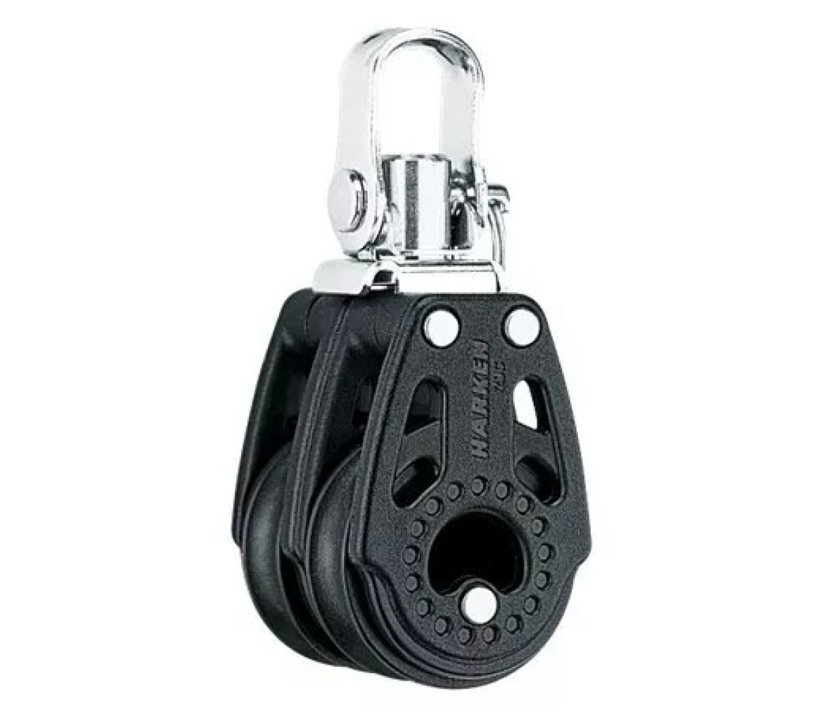 Harken 342 Polea doble de 29 mm con giratoria