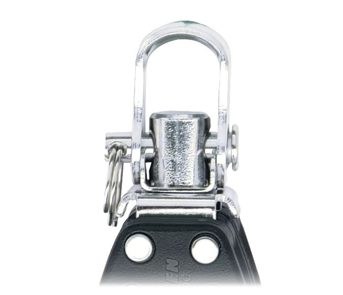 Harken 343 Polea doble 29 mm con roldana y gaza