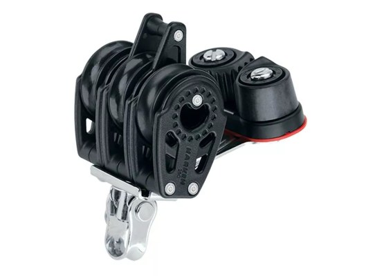 Harken 347 Triple polea 29 mm con mordaza de levas
