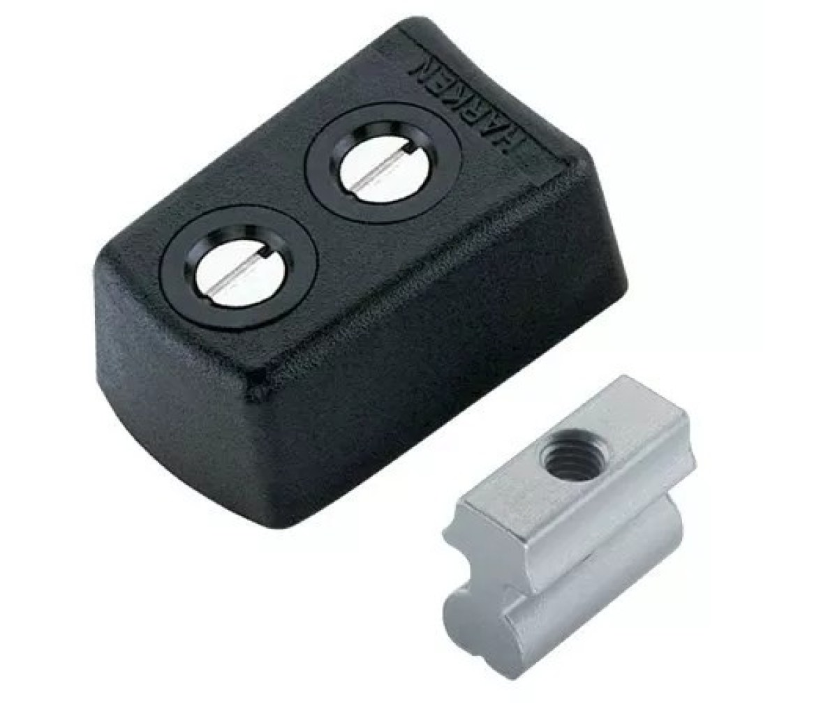 Harken 3850 Tope de pasador 27 mm para carril de mástil redondo, fijo