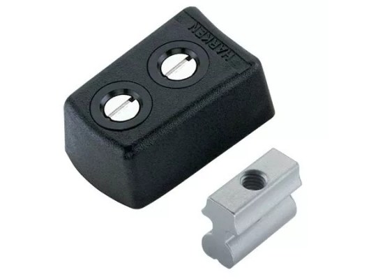 Harken 3850 Tope de pasador 27 mm para carril de mástil redondo, fijo