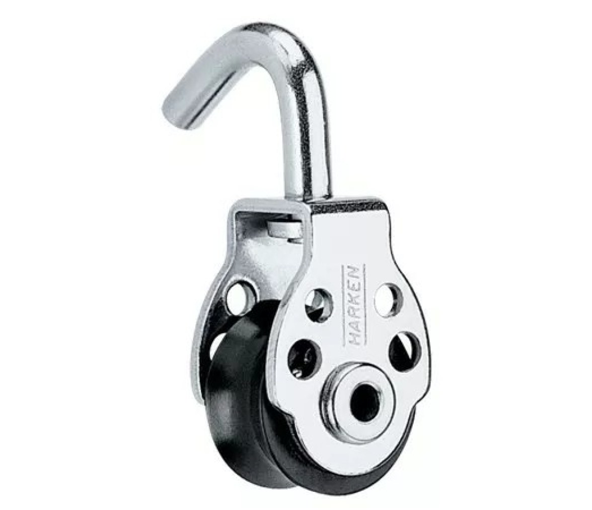 Harken 391 Polea de driza 16 mm con enganche rápido