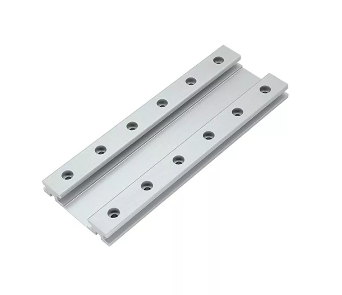 Harken 3948.CLEAR Carril de escota doble 300 mm anodizado transparente 32 mm