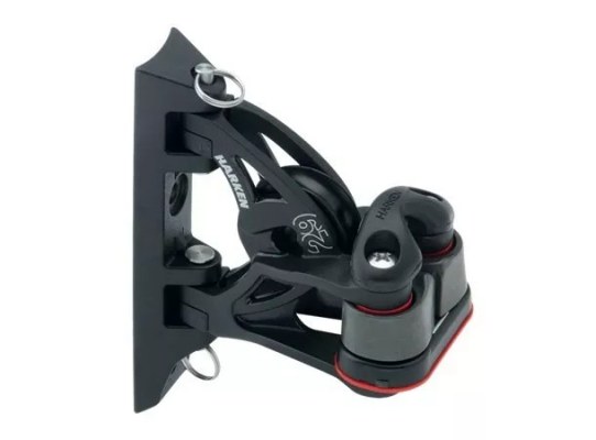 Harken 395 Polea de reenvío pivote 29 mm con mordaza