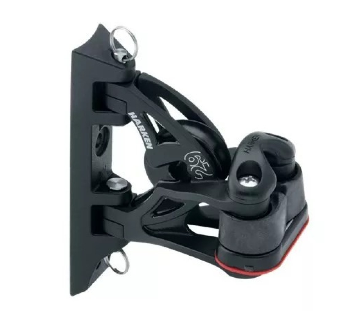 Harken 396 Polea de reenvío pivote 29 mm con mordaza Carbo-Cam