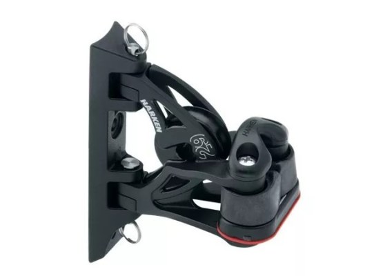 Harken 396 Polea de reenvío pivote 29 mm con mordaza Carbo-Cam