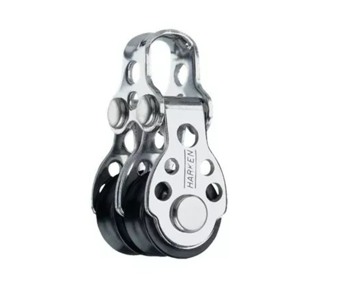 Harken 406F Polea doble de 16 mm