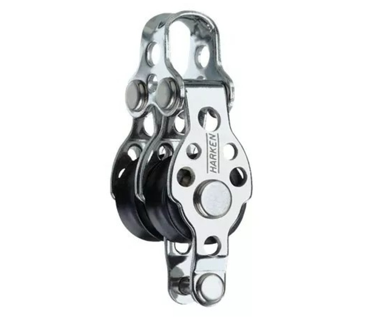 Harken 407 Polea doble de 16 mm con gaza