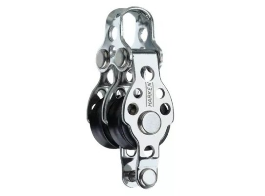 Harken 407 Polea doble de 16 mm con gaza