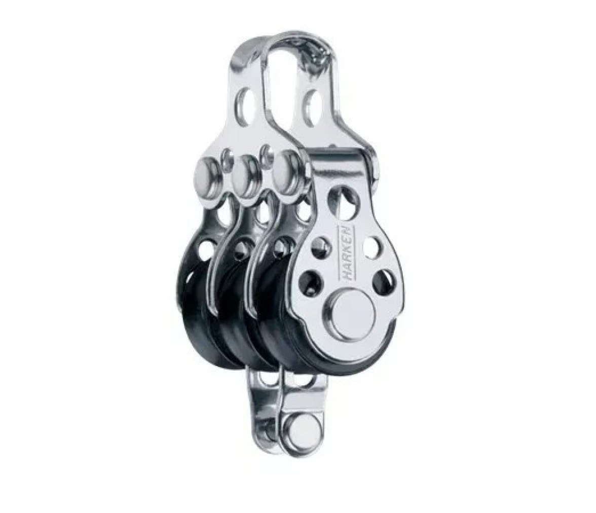 Harken 409 Polea triple de 16 mm con gaza