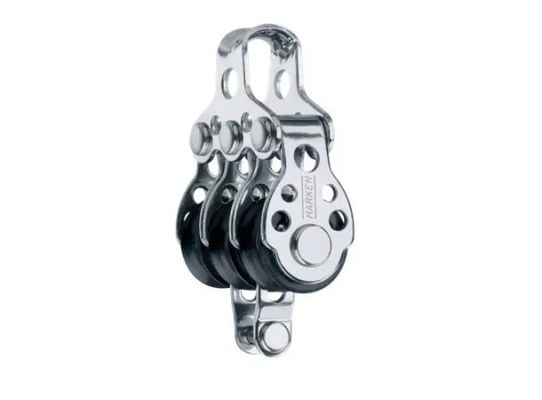 Harken 409 Polea triple de 16 mm con gaza