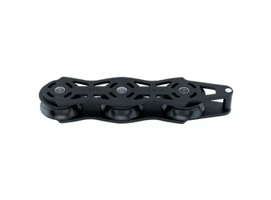 Harken 6053 Organizador de cubierta 57 mm con 3 roldanas