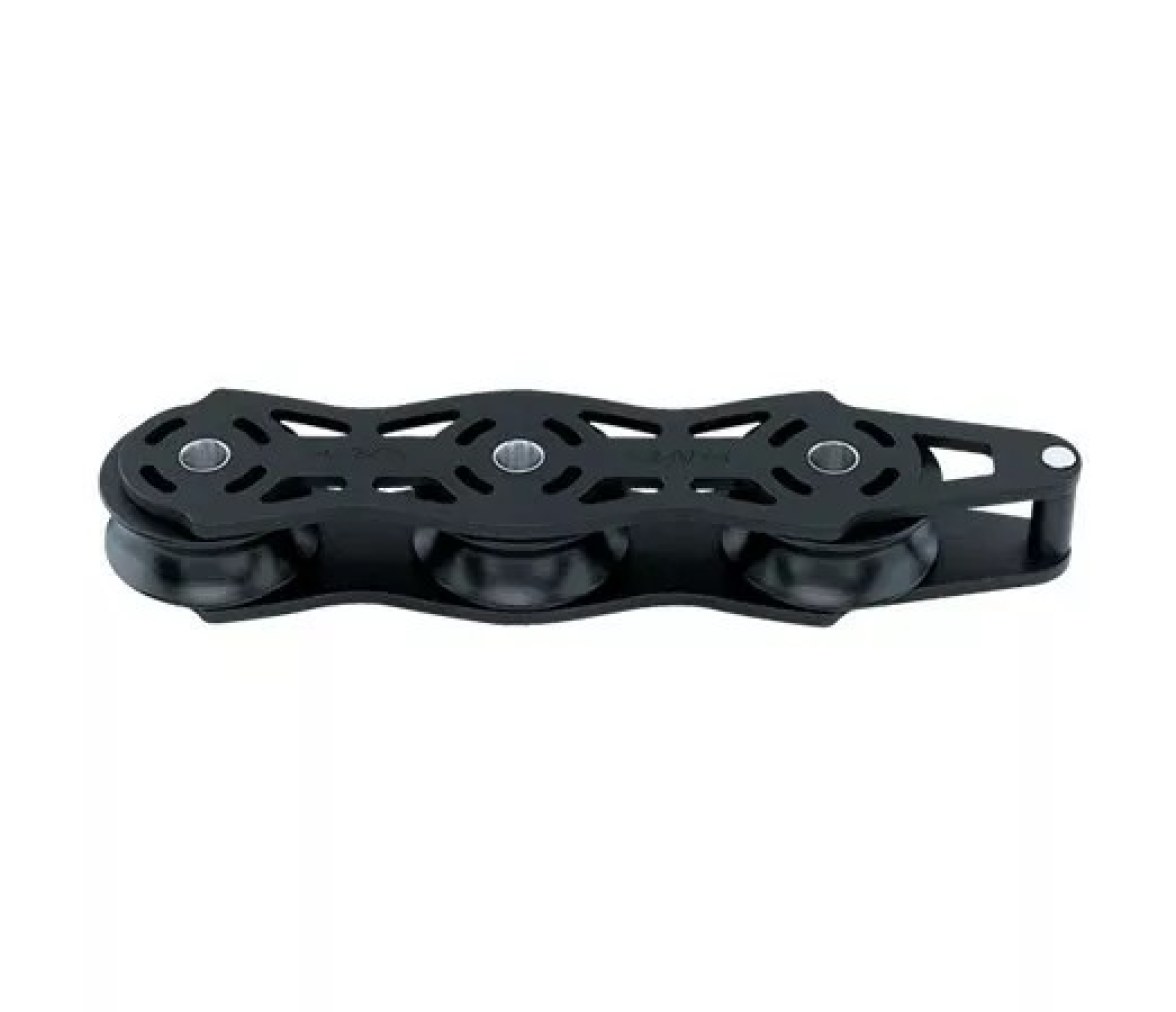 Harken 6055 Organizador de cubierta 40 mm con 3 roldanas