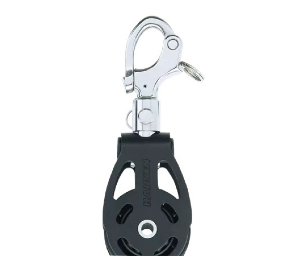 Harken 6058 Polea de aluminio 75 mm con giratoria