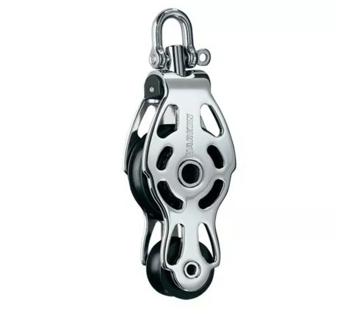 Harken 6080 Polea de violín ESP con roldana de 75 mm y giratoria
