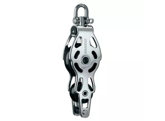 Harken 6081 Polea de violín 75 mm con rodamiento, giratoria y gaza