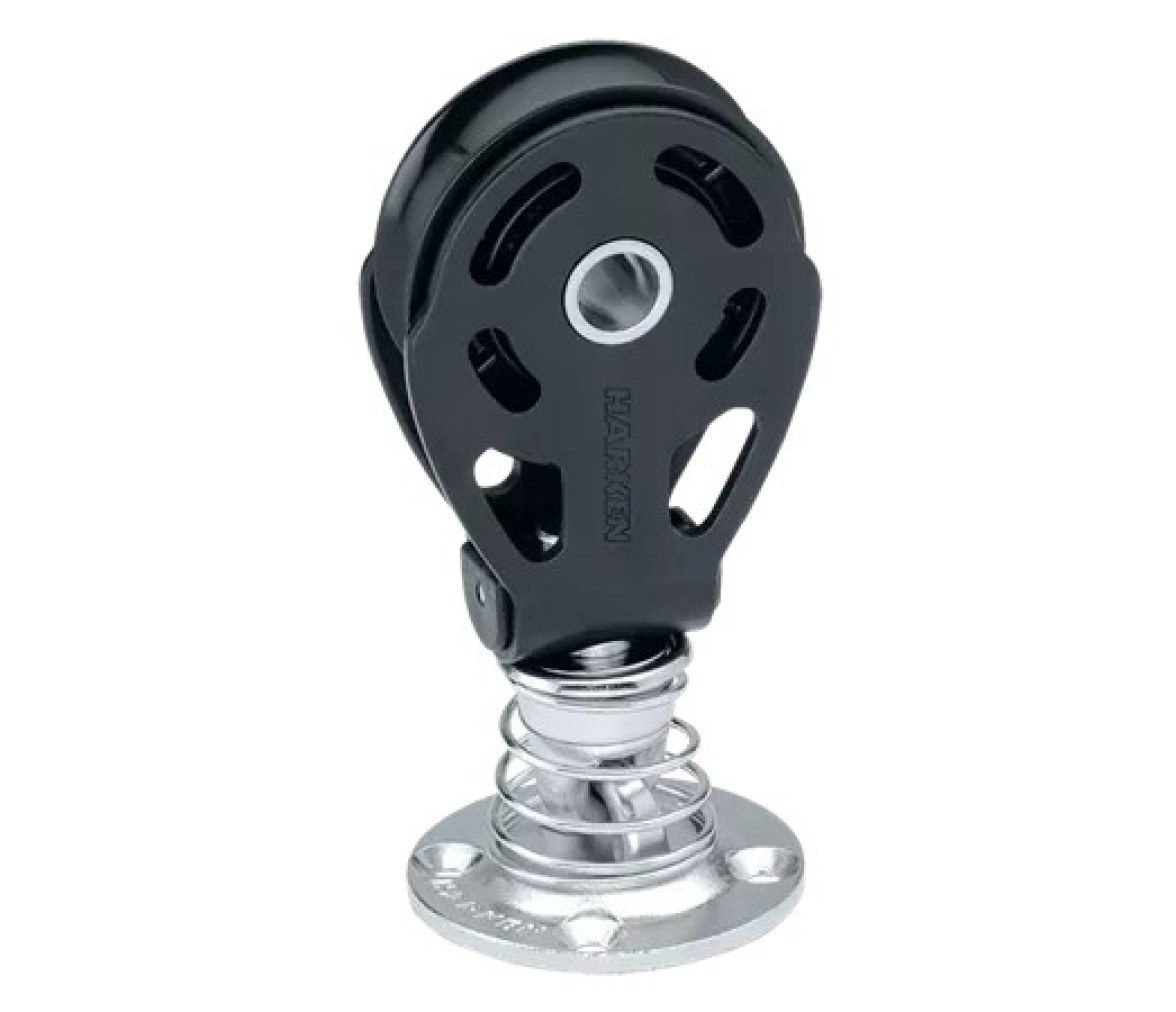 Harken 6086 Polea de violín 75 mm con roldana y gaza