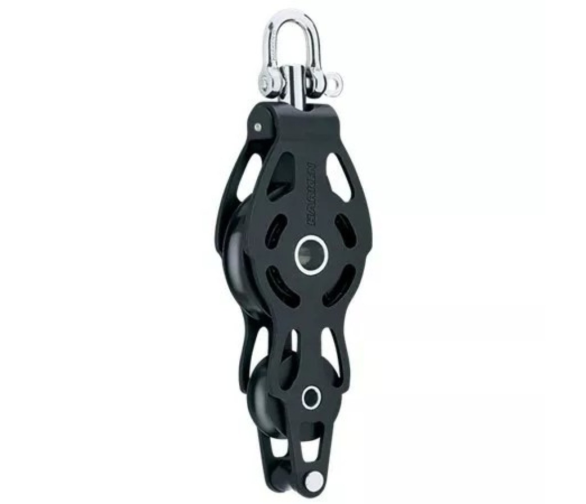 Harken 6086 Polea de violín 75 mm con roldana y gaza