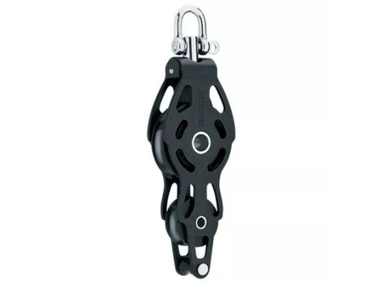 Harken 6086 Polea de violín 75 mm con roldana y gaza