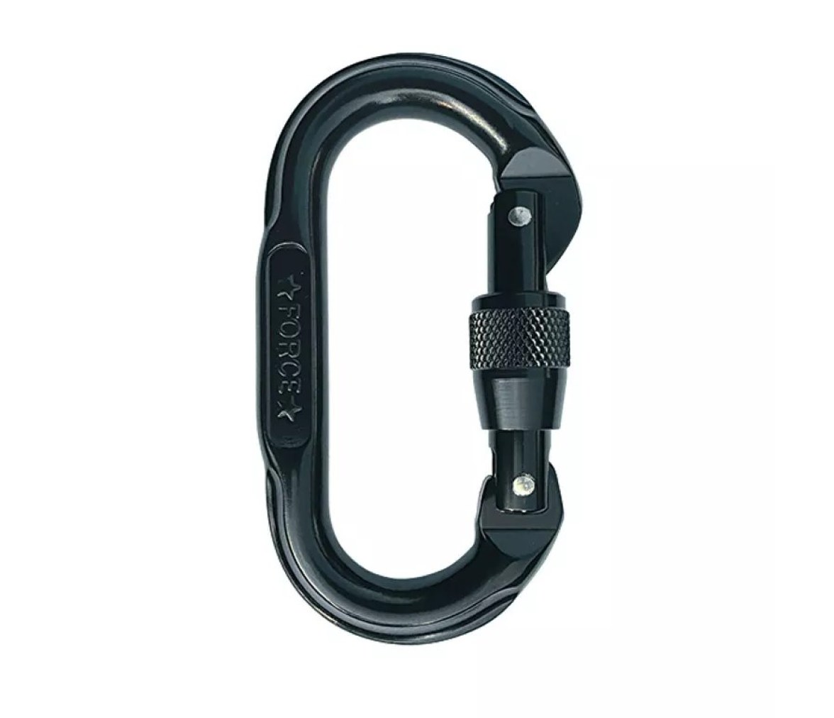 Harken 61015 Mosquetón ovalado Force negro