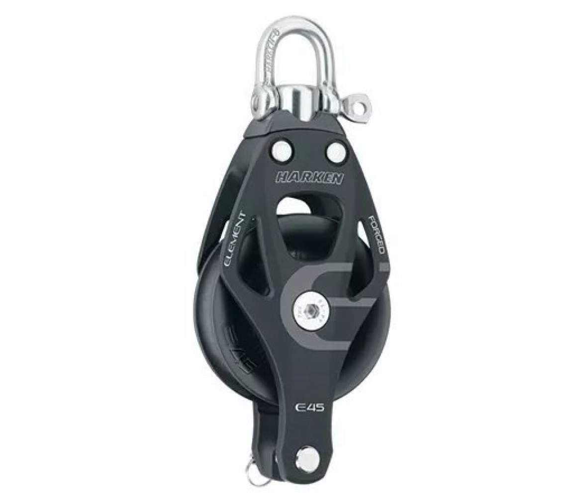 Harken 6231 Polea de aluminio de 45 mm con giratoria y gaza