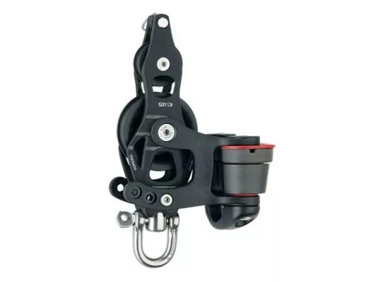 Harken 6234 Polea de violín 45 mm con leva y giratoria