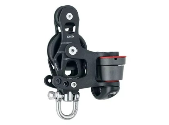 Harken 6235 Polea de violín con leva y giratoria de 45 mm