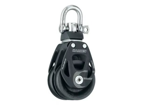 Harken 6238 Polea doble con giratoria 45 mm aluminio