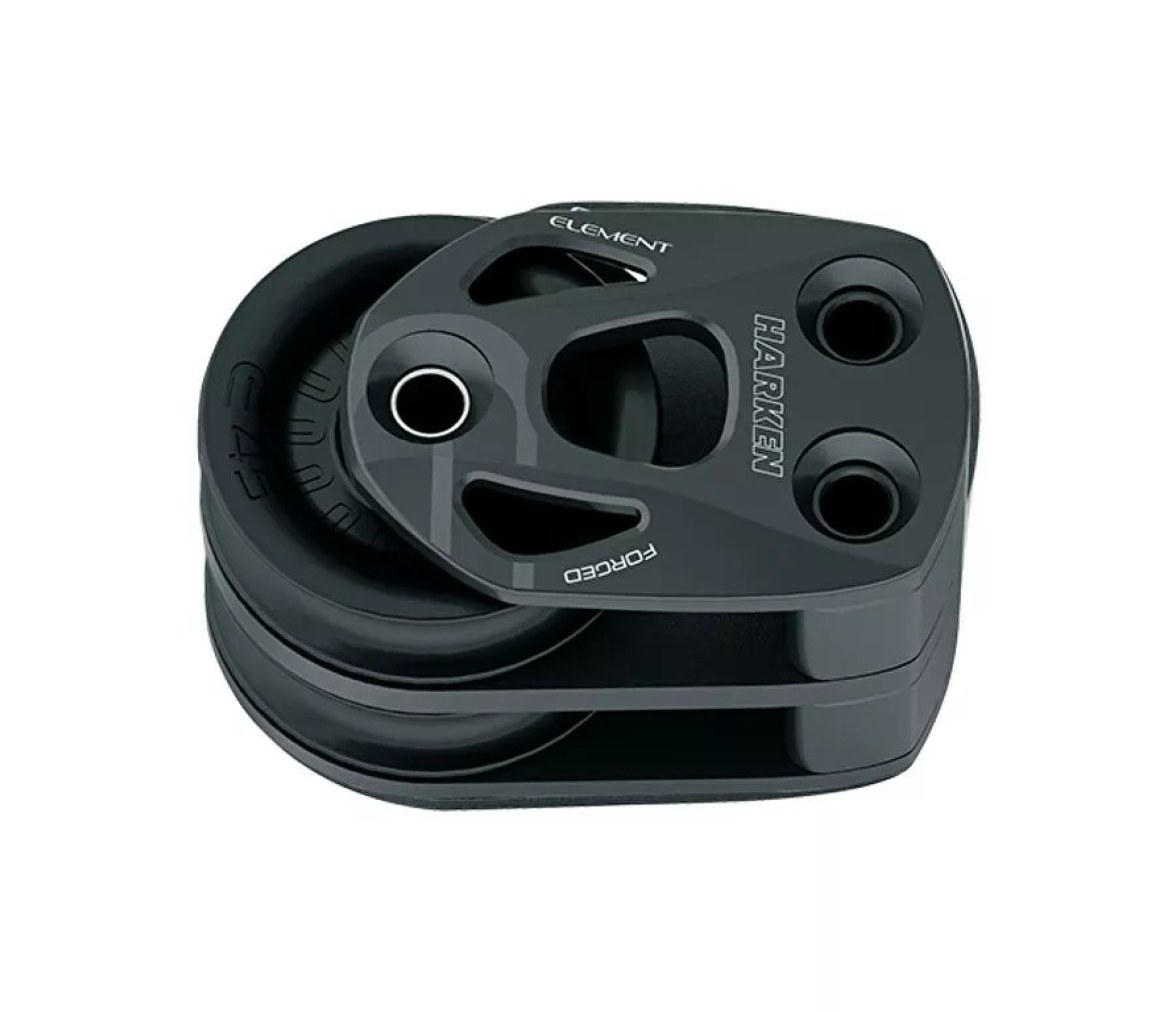 Harken 6244 Polea de pie doble de aluminio de 45 mm