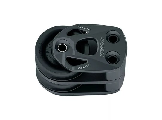 Harken 6244 Polea de pie doble de aluminio de 45 mm