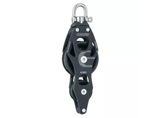 Harken 6263 Polea de violín 60 mm con giratoria y gaza