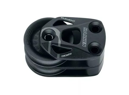 Harken 6271 Polea de pie doble de aluminio 60 mm