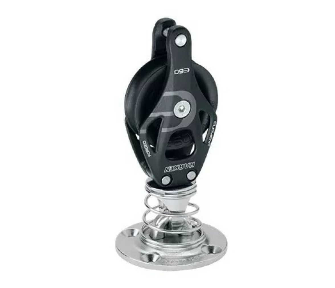 Harken 6278 Polea de pie con muelle y gaza 60 mm aluminio