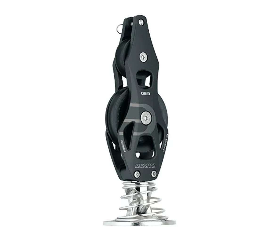 Harken 6282 Polea de pie aluminio 80 mm con gaza