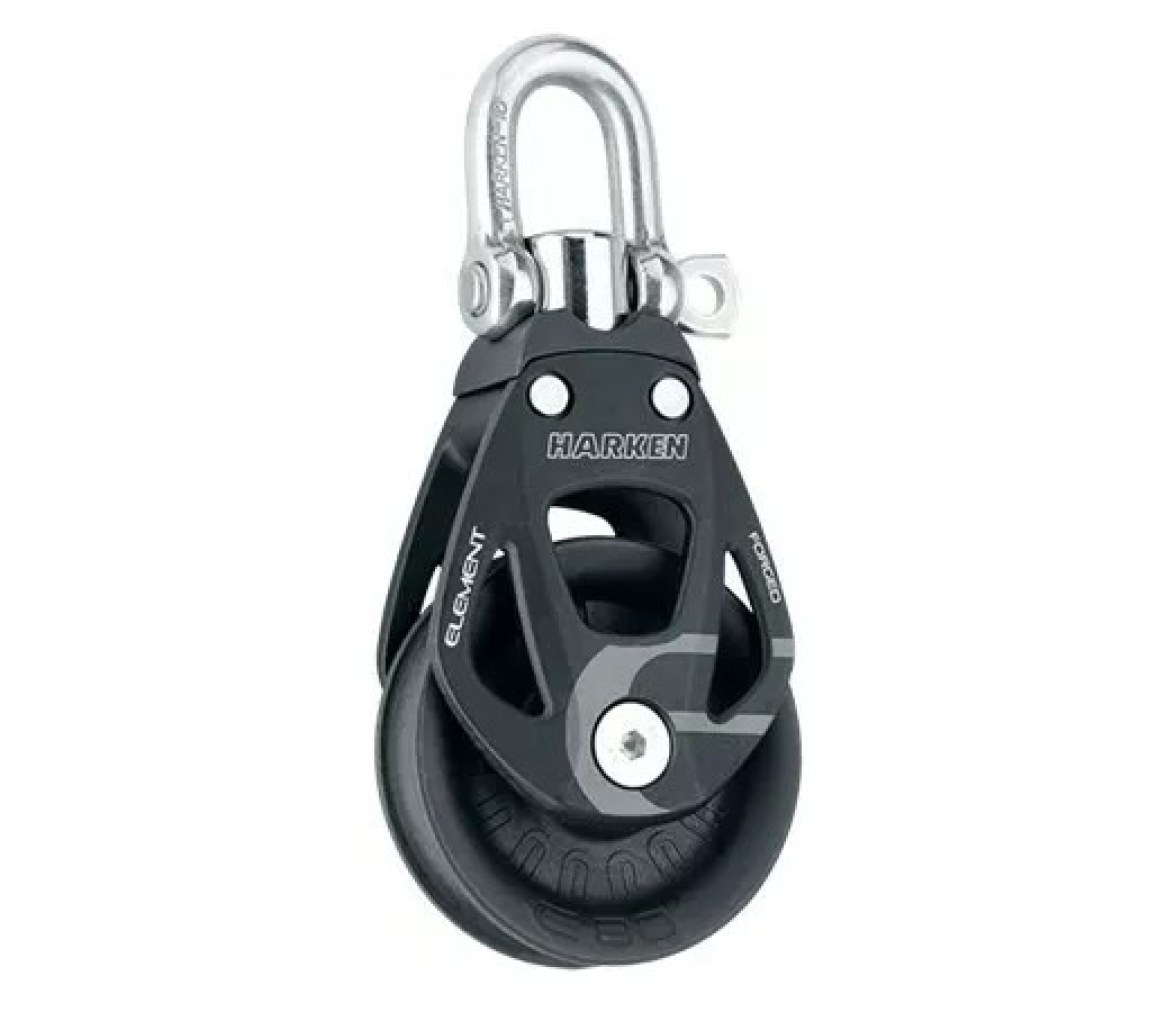 Harken 6290 Polea de elemento de aluminio 80 mm con roldana giratoria