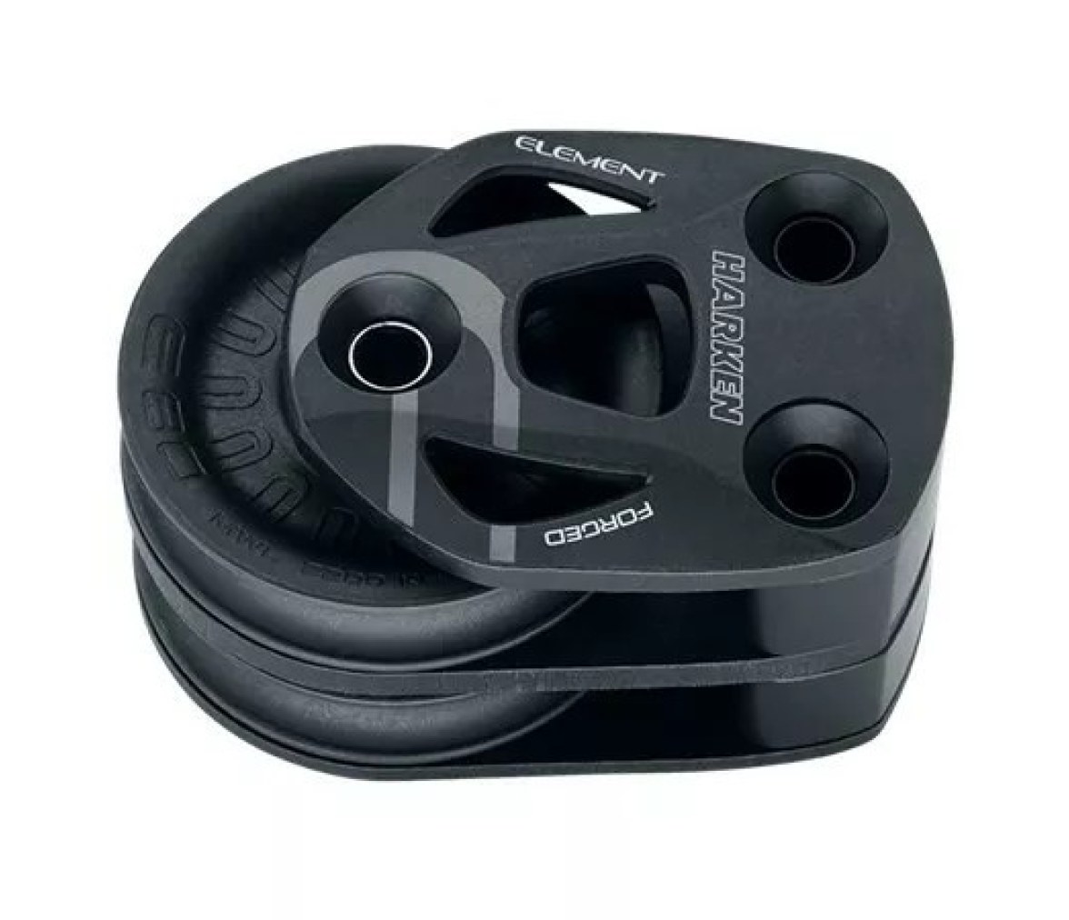 Harken 6298 Polea de pie doble de aluminio 80 mm
