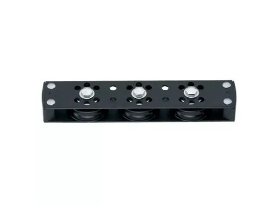 Harken 725 Organizador de cubierta 57 mm, 3 roldanas