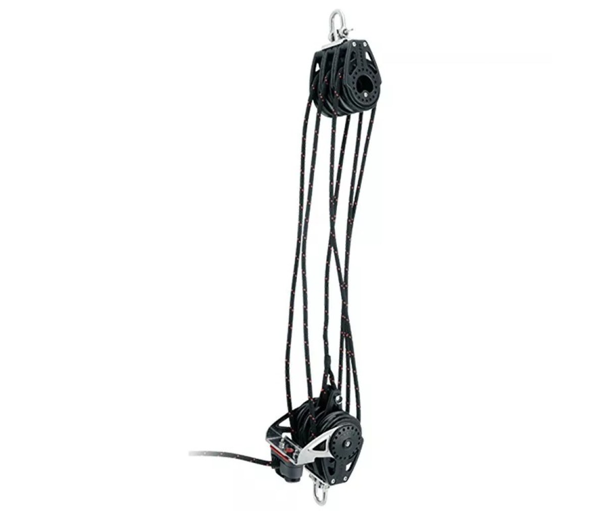 Harken 7510 Sistema de aparejo 6:1 simple 75 mm