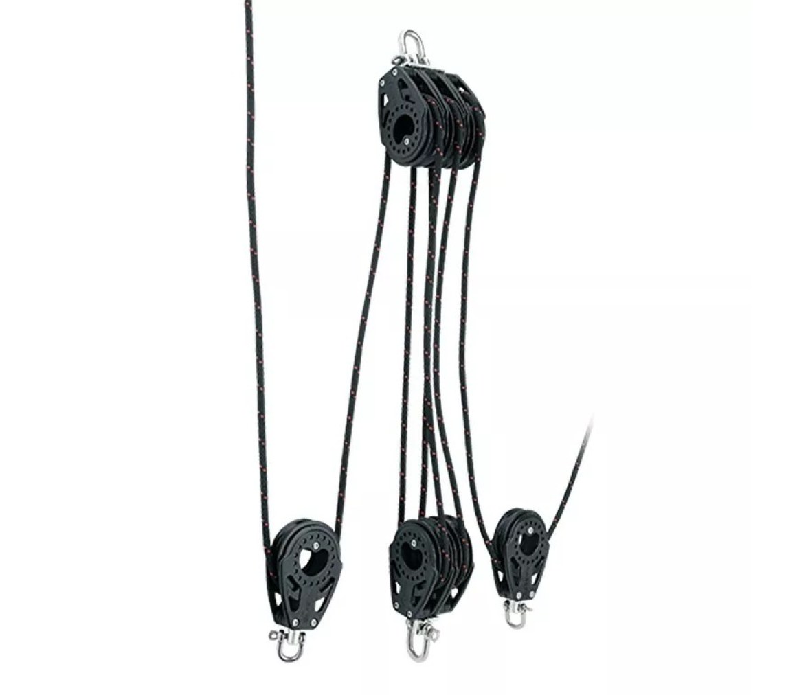 Harken 7511 Sistema de aparejo Carbo doble 75 mm 6:1