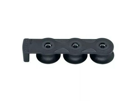 Harken 9001 Organizador de cubierta 40 mm, 3 roldanas