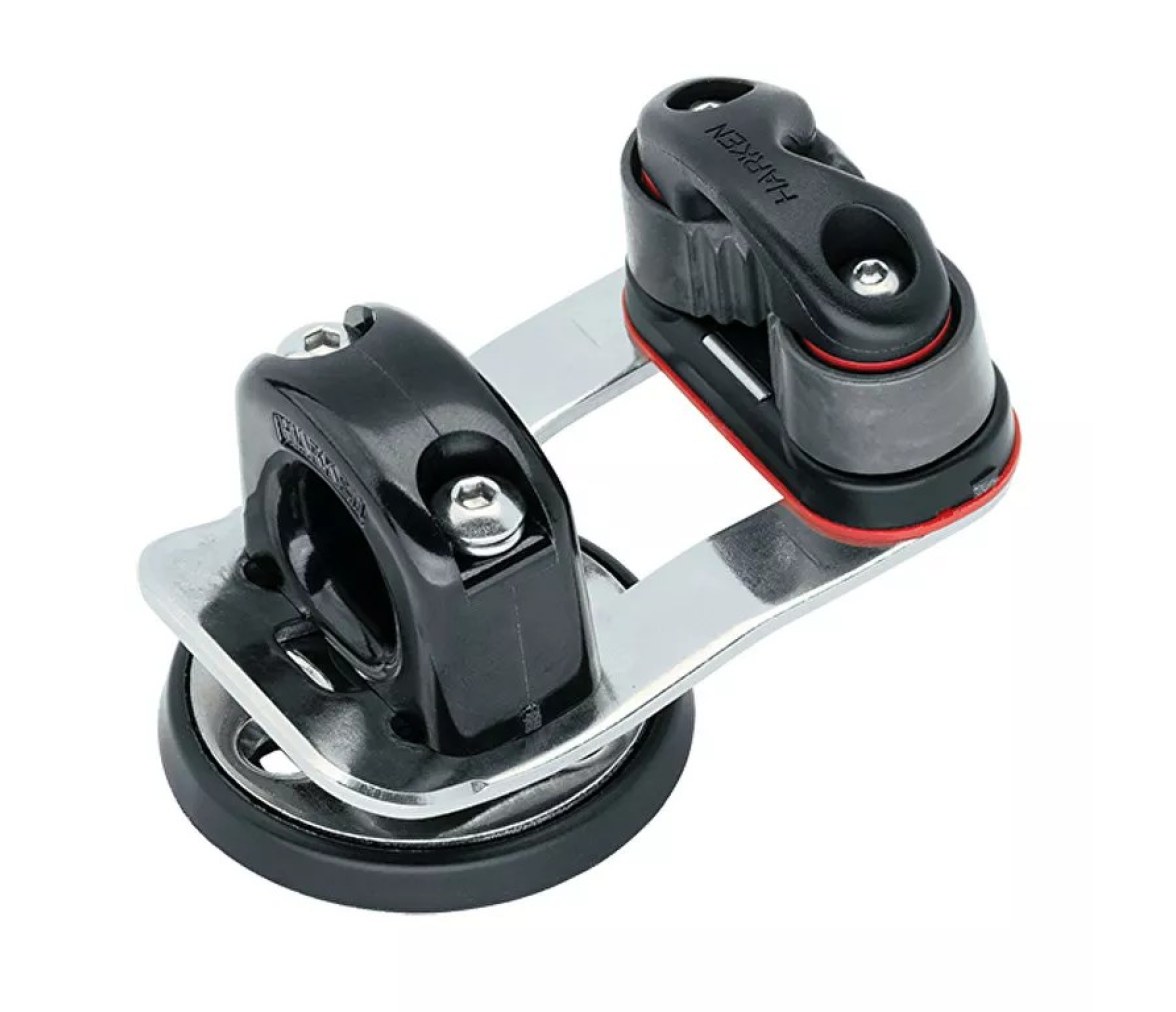 Harken 9052 Micro Cam Base con giratoria y ojo de buey
