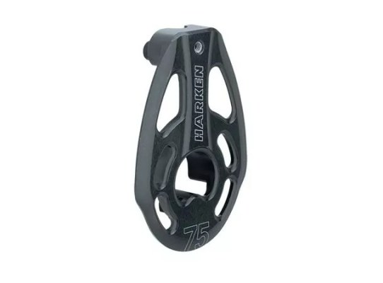 Harken AL-3728 Placa lateral para polea Black Magic 75 mm