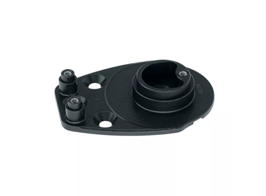 Harken AL-3739 Polea de pie Lockoff 75 mm con placa inferior Helicoils